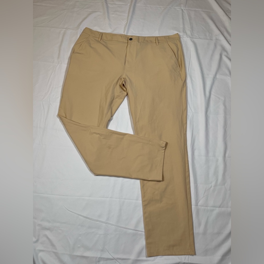 TAYLRD Mens Pants 42 X 34 Slim Fit Chino Khakis Casual Preppy‎